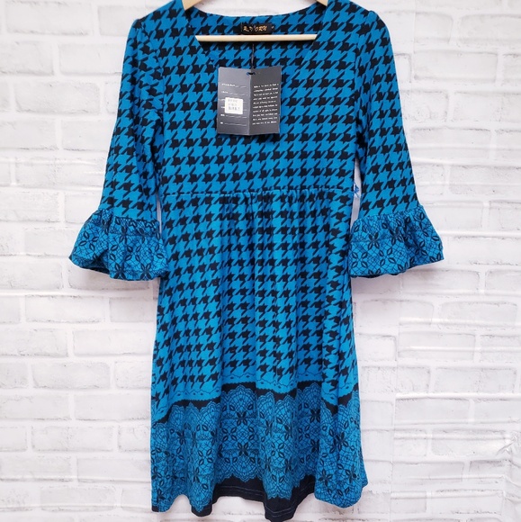 Reborn Dresses & Skirts - NWT Reborn blue patterned dress